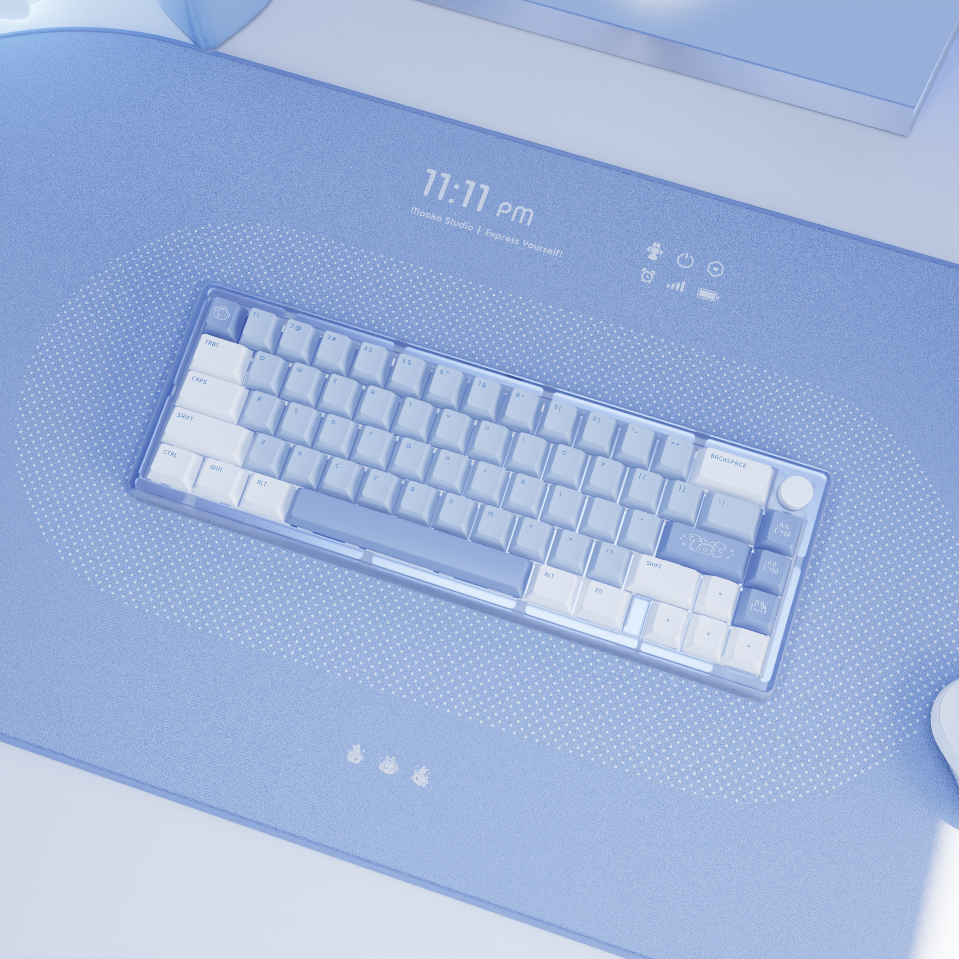 [COMING SOON] Cute Interface Keycaps - Blue