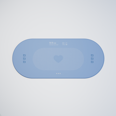 Cute Interface Deskmat - Blue