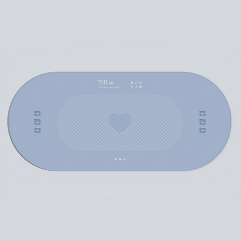 [COMING SOON] Cute Interface Deskmat - Blue