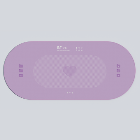 [COMING SOON] Cute Interface Deskmat - Purple
