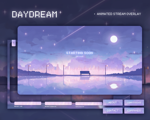 Daydream | Animated Stream Overlay Pack
