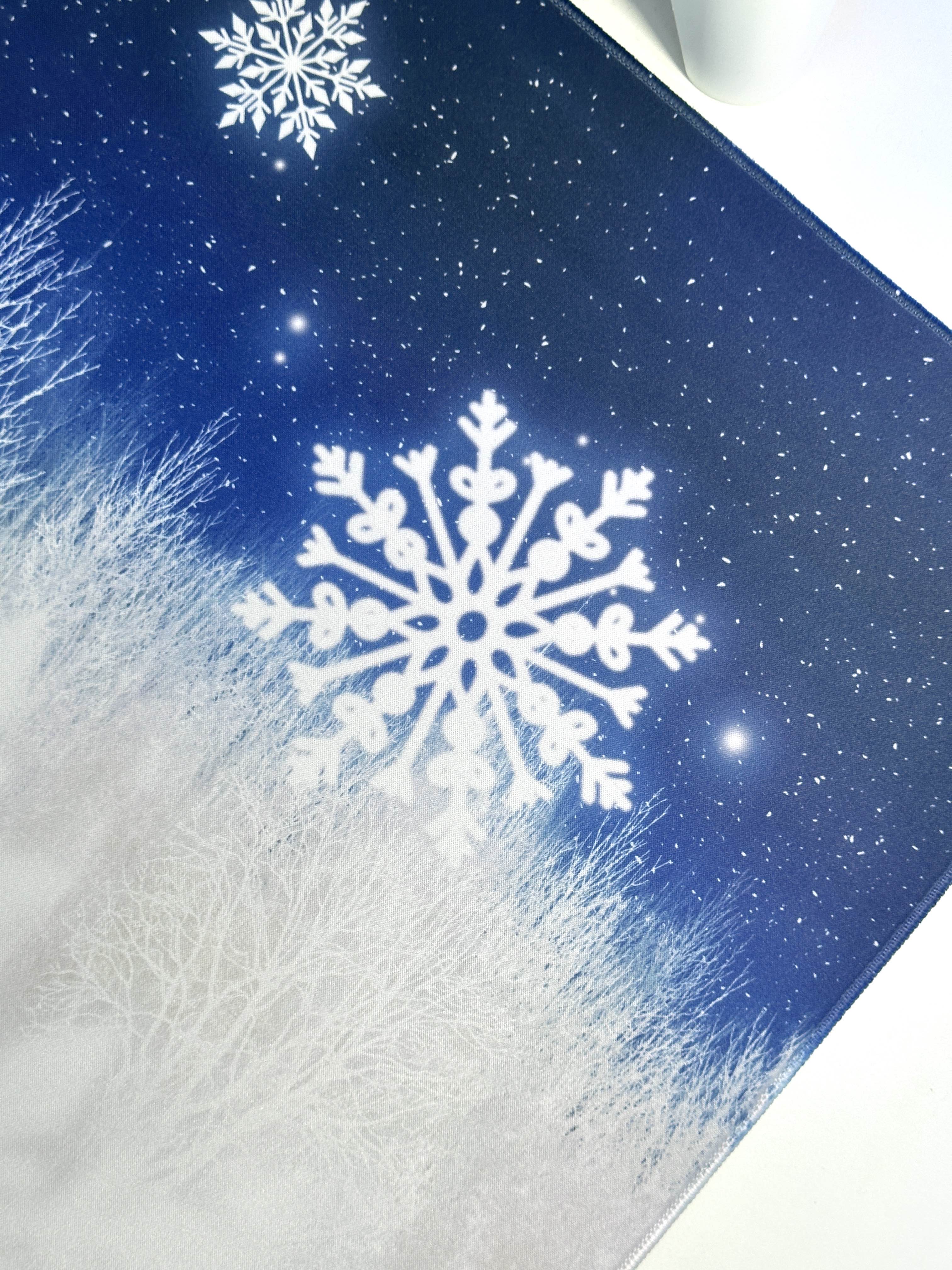 Snowflakes Deskmat