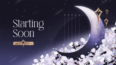 Moonlight Sonata | Animated Stream Overlay Pack