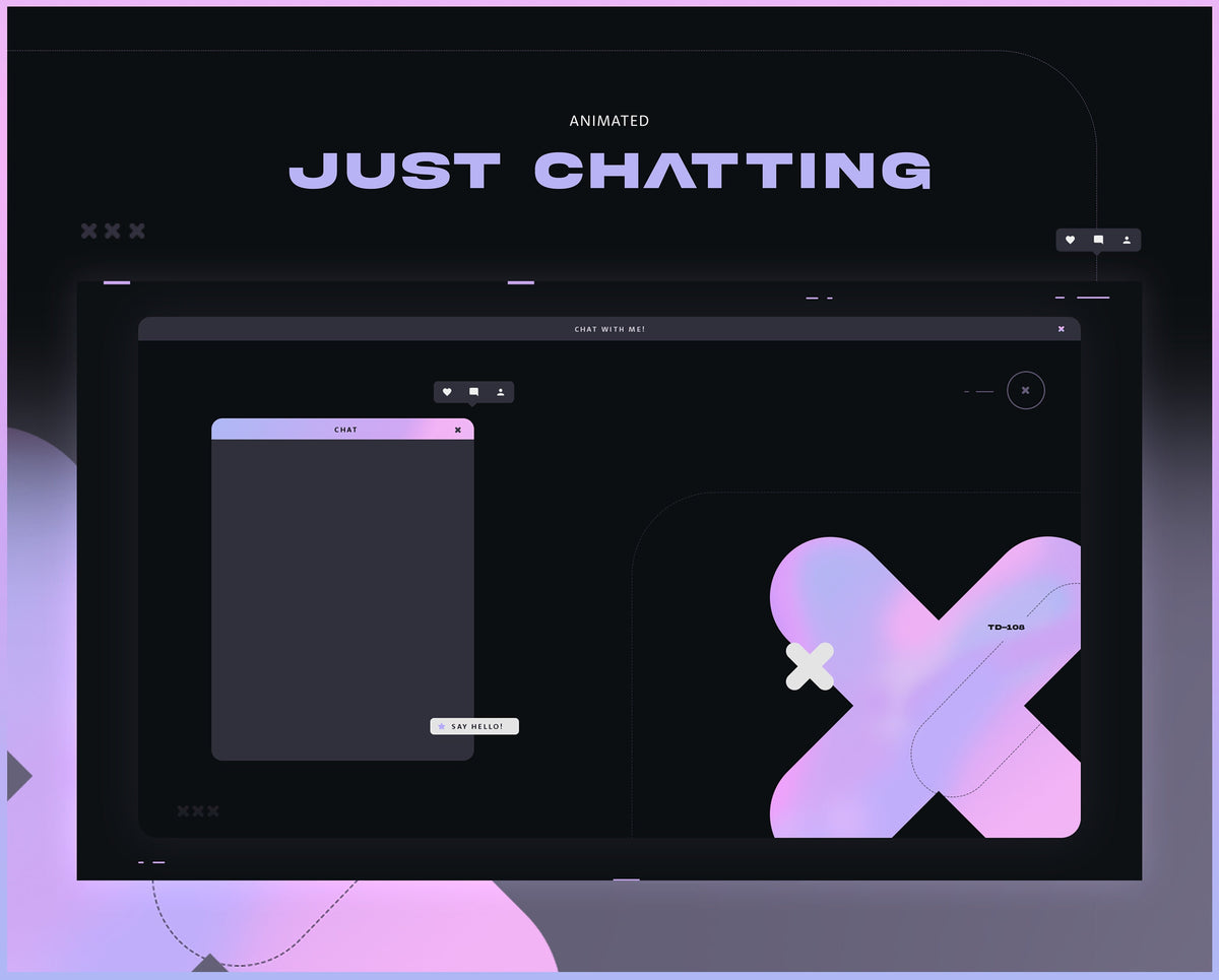 Interface 01 | Animated Stream Overlay Pack
