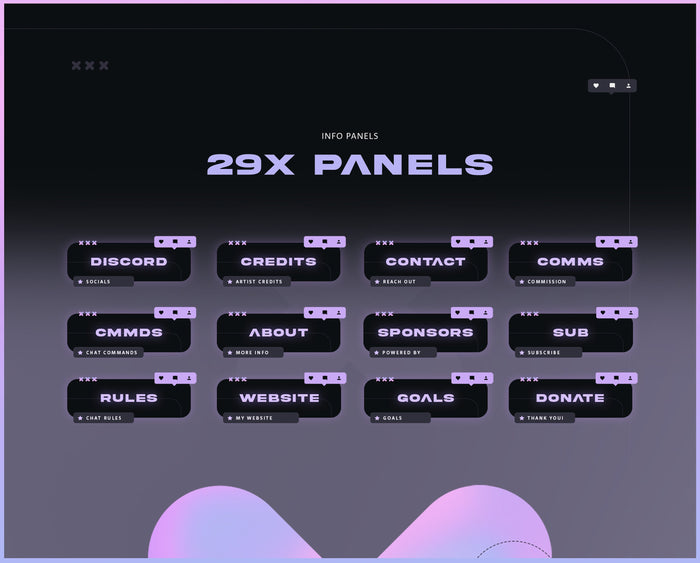 Interface 01 | Animated Stream Overlay Pack